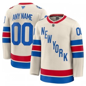 Miesten NHL New York Rangers Pelipaita Custom 2025-26 Fanatics Premium Winter Classic Valkoinen